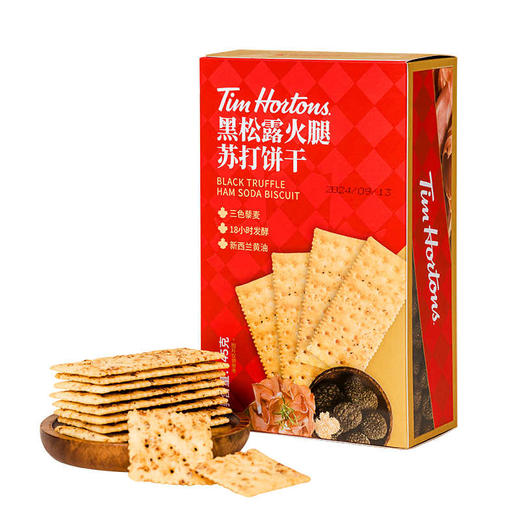 中国Tims黑松露火腿苏打饼干盒装-145g 商品图0