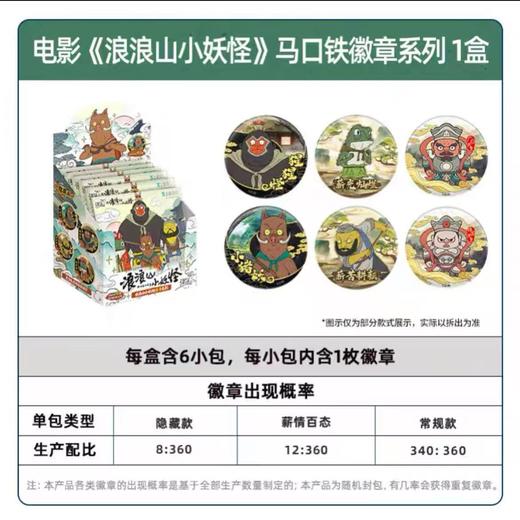 【春上新】8楼乐高  电影 浪浪山小妖怪 马口徽章系列 吊牌价90元 商品图4
