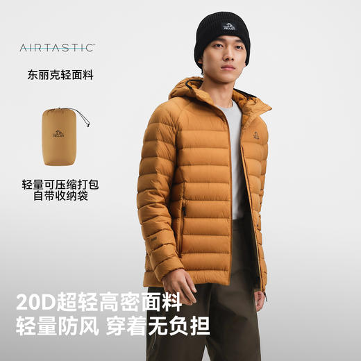 伯希和户外轻薄排骨羽绒服女新款800蓬鹅绒男防风外套冲锋衣内胆 商品图2