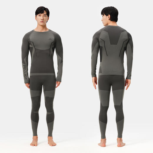伯希和保暖内衣男款户外滑雪排汗快干秋衣秋裤套装加厚运动肌底衣 商品图4