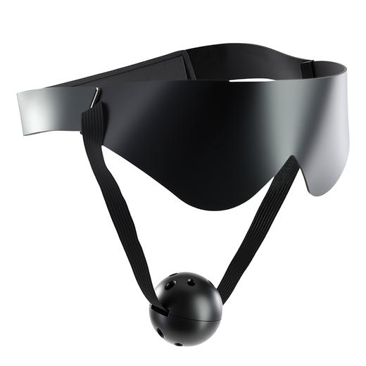 【情趣用品】谜姬 眼罩口球一体两用羞耻调情SM 商品图7