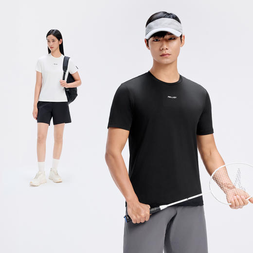 伯希和速干T恤男户外运动跑步健身半袖抗菌高弹夏季休闲短袖女 商品图4