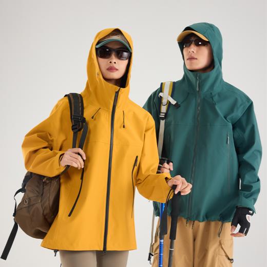 LUCKY DEER/幸运鹿情侣款户外硬壳全热封封防大雨级别单层冲锋衣 商品图1