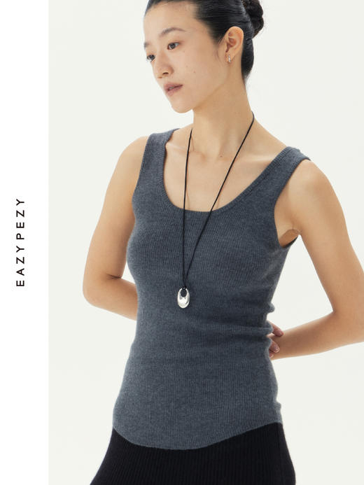 高精纺羊绒打底背心 商品图3