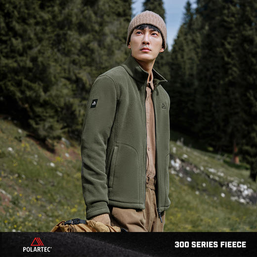 【P系列】伯希和户外Polartec300抓绒衣男冲锋衣内胆运动透气外套 商品图2