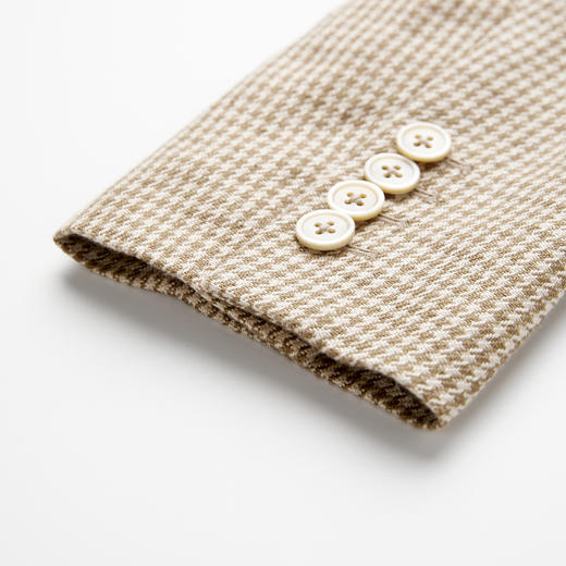 ROMI STUDIO"腔调老钱"亚麻挺括不易皱千鸟格纹西装 RWCAWW3395 【发货时间25-30天】 商品图3