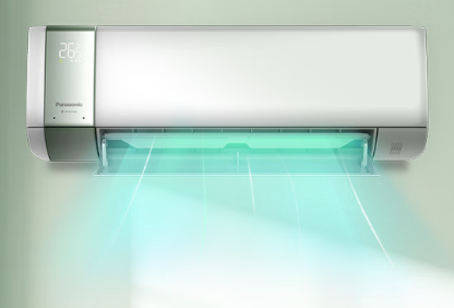 8月内购松下空调J9AKR10G 1级大1匹新风空调