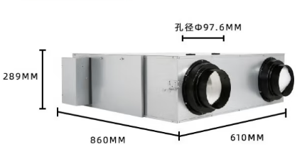8月内购松下空调 新风150风量 FY-15ZY1C （新风3进3出）