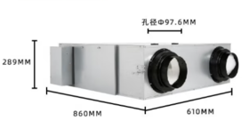 8月内购松下空调 新风150风量 FY-15ZY1C （新风3进3出）
