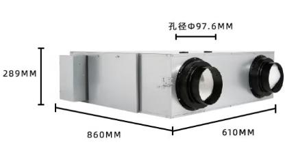 8月内购松下空调 新风150风量 FY-15ZY1C （新风3进3出） 商品图0