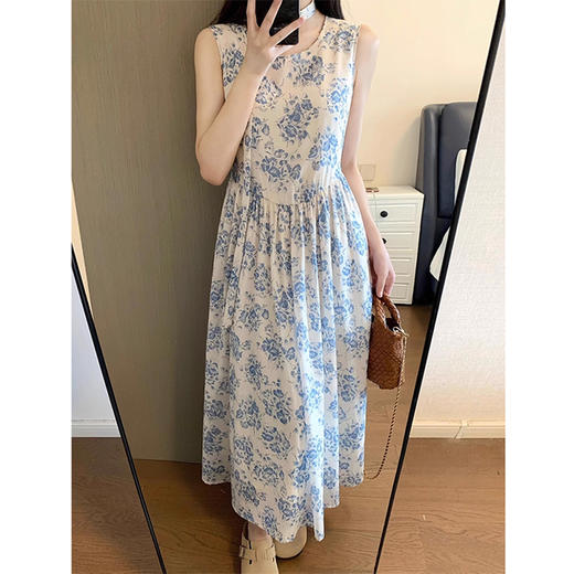 裁缝学苑AS557圆领无袖背心连衣裙纸样女装新款裙子样板打板图纸 商品图1