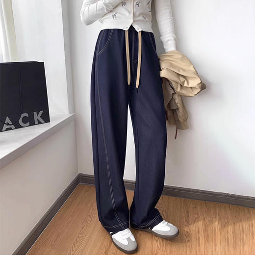 裁缝学苑AS561设计感牛仔弯刀裤纸样休闲香蕉阔腿裤子打版 商品图6