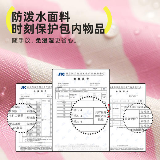 hugz化妆包女便携收纳包旅行收纳袋手提包小拎包防水随行桶洗漱包 商品图3