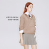 lost in echo2025早秋新款时尚撞色袋鼠兜羊毛连帽针织卫衣上衣女 商品缩略图1