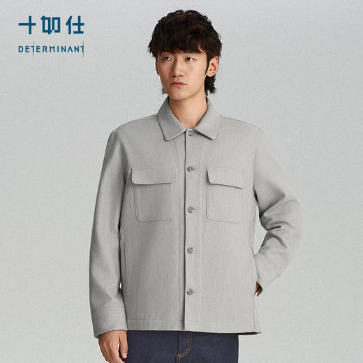 【FW26新品】秋冬纯棉梭织里绒保暖衬衫外套-CS17-02 商品图4