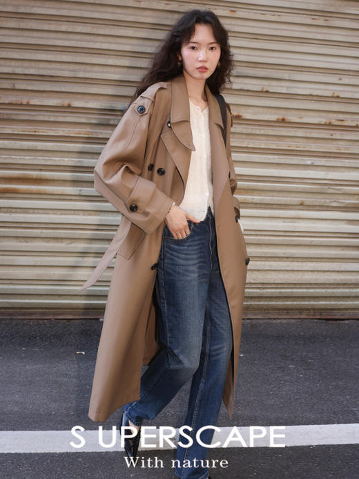 【8/25新品】素舶 经典靛蓝全棉牛仔舒适透气立体猫须复古水洗牛仔小脚裤 商品图1