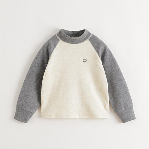 【珍珠绒】马克珍妮男女童轻暖高领运动T恤2025年秋装新款551718 商品图2