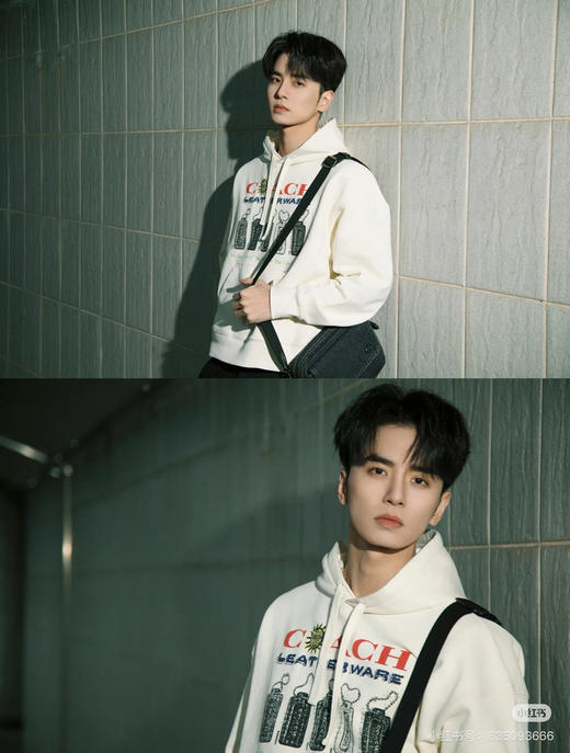 𝐂𝐇情侣款老花米白印花连帽卫衣815 商品图10