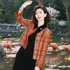 西子/宋锦香云纱桑蚕丝重缎非遗【七彩宝相】两穿唐装外套/TZLL309 商品缩略图6