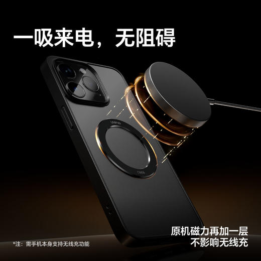 Ulanzi优篮子CM56万磁环magsafe磁吸贴片安卓ip15手机14pro通用无线充电磁力圈便携支架隐形贴片 商品图5