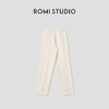 ROMI STUDIO"舒适自在"醋纤混纺褶间立体感直筒西裤RWCRXW3396 商品缩略图4