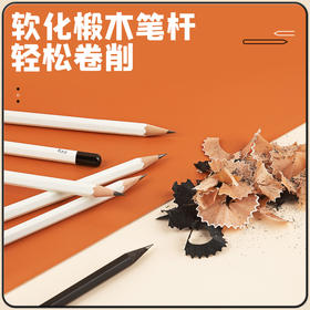 广博开学文具大赏fizz六角加黑加韧铅笔2BHB随机30支装