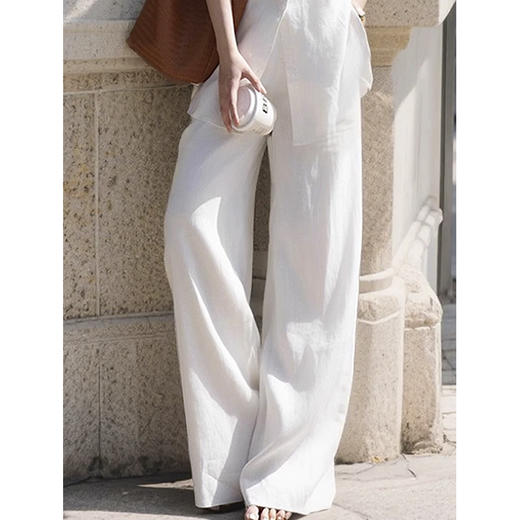 裁缝学苑AH59法式高级气质亚麻衬衫长裤套装女装夏打版裁剪 商品图3