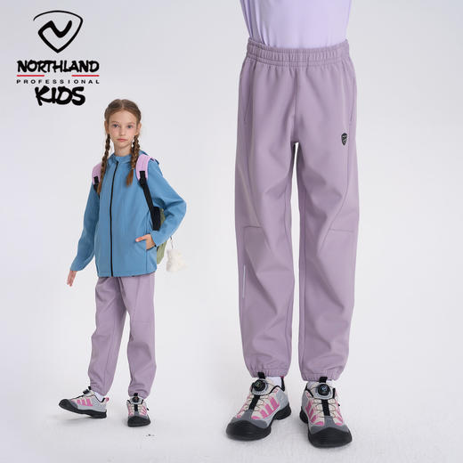 诺诗兰童装软壳裤，内里加绒，防风防水，柔韧耐拉扯，好看好穿 商品图7