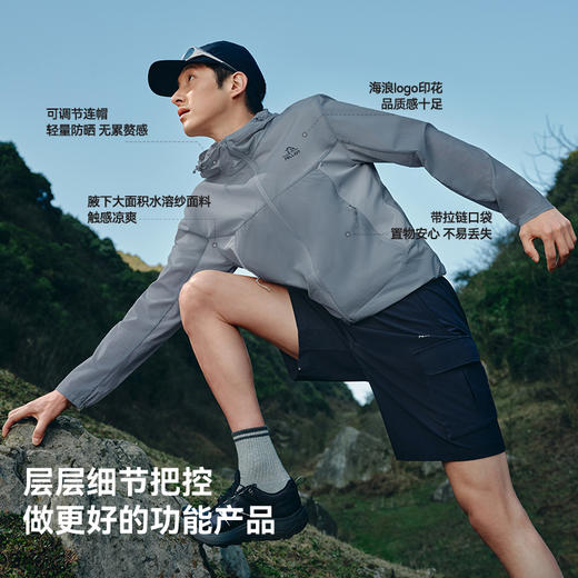 【轻风2.0】伯希和户外防晒衣男夏季新款女轻薄防晒服透气薄外套 商品图4