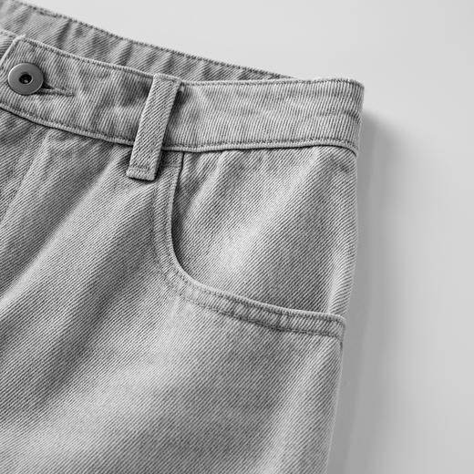 ROMI STUDIO“清新牛仔”定染冰川灰休闲日常直筒牛仔裤RW24AX81150 商品图3