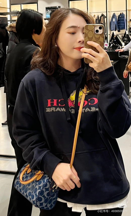 𝐂𝐇恐龙印花连帽卫衣帽衫815 商品图2