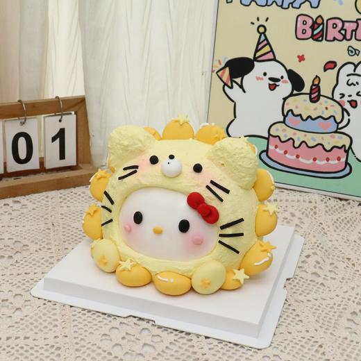 狮子座hello kitty星座蛋糕 商品图3