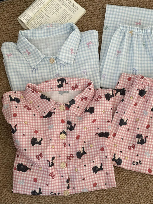 双层纱长袖套装（锁 商品图2