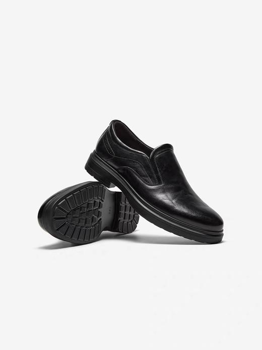 【云粉节】 【拔佳】BF楼Bata乐福鞋男2025冬款英伦风牛皮商务通勤一脚蹬64708DM5    吊牌价1059 活动价739 商品图3