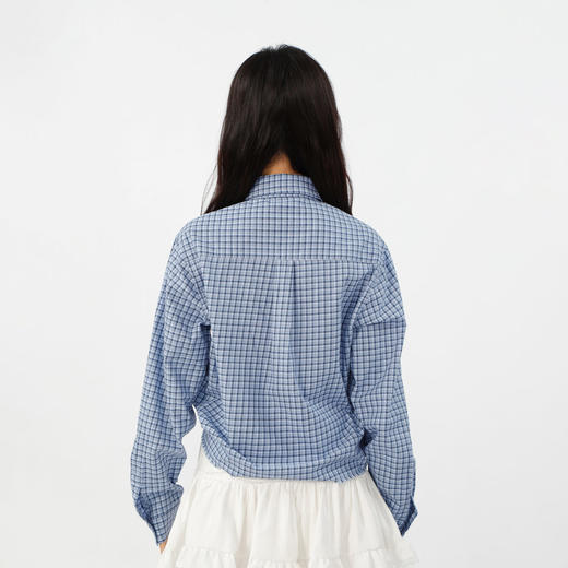 短款衬衫小格子长袖上衣纪念日百货门店同款164495345 商品图2