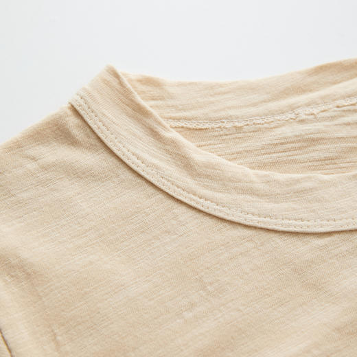 ROMI STUDIO“简约法式”柔软亲肤竹节棉圆领长袖T恤 RWCSSM2090 商品图3