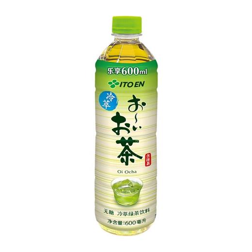 伊藤园 含抹茶无糖冷萃绿茶饮料 600ml/瓶 商品图0