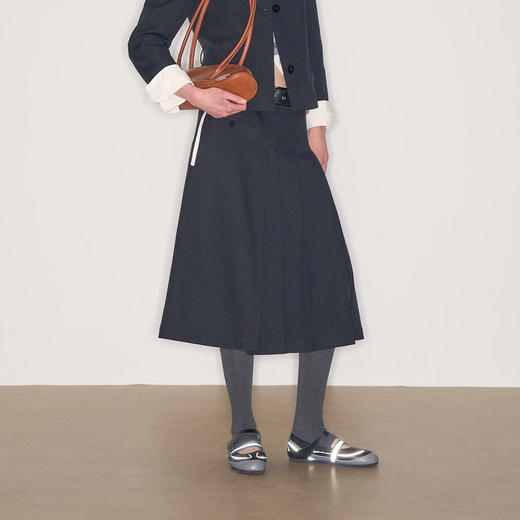 马君妍同款lost in echo早秋新款正肩修身收腰西装外套显瘦半身裙 商品图4