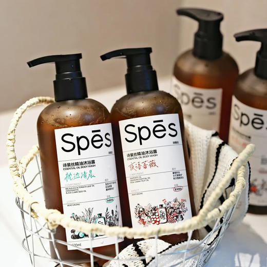 【拍1送1】Spēs精油芳香沐浴露，今年流行用「精油沐浴露」洗澡，4个香味【枕边清晨(绿意花香)预售9.15号左右发货】 商品图4