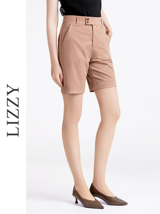 LIZZY简约百搭气质帅气老钱风通勤修身西装中裤7874 商品图6