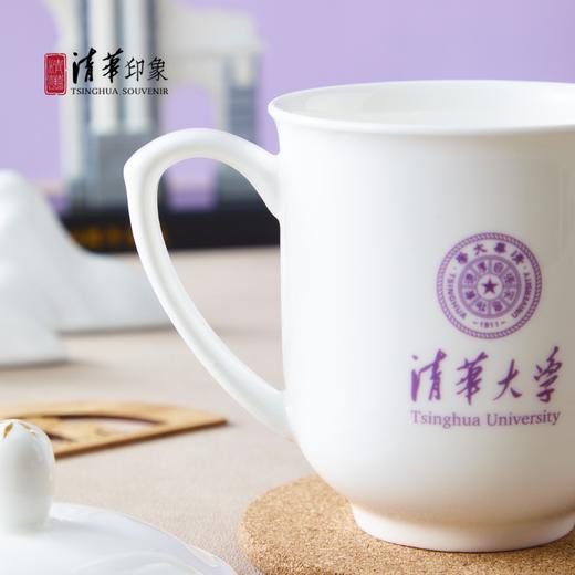清华文创骨瓷描金盖杯 商品图2
