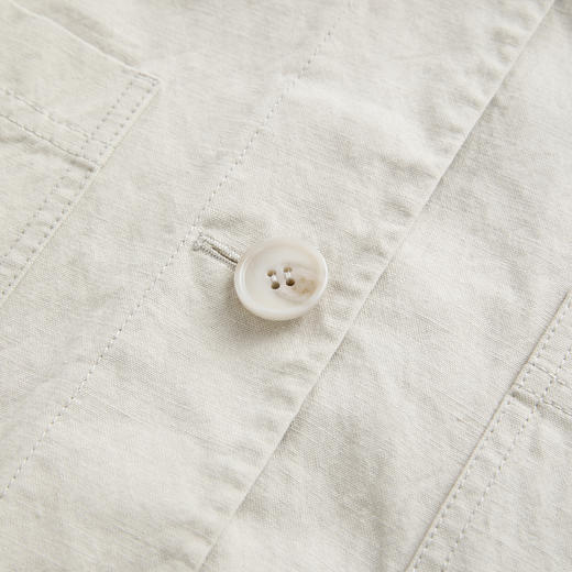 ROMI STUDIO“老钱气场”棉麻混纺纵横肌理立领风衣外套 RWCAWG4593 （现货） 商品图3