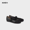 和诚行2025秋季新款时尚真皮平底轻便百搭浅口休闲鞋0400256 商品缩略图0