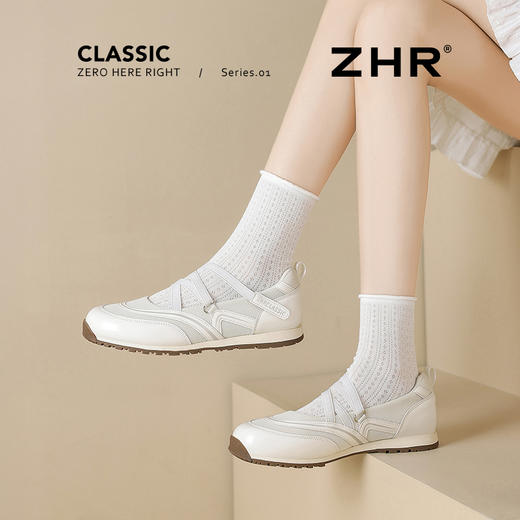 ZHR则则平底玛丽珍鞋2025夏季新品时尚百搭超好穿休闲单鞋AB123 商品图6