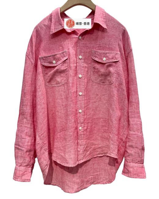 男款亚麻长袖衬衣 商品图0