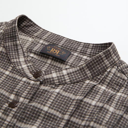 ROMI STUDIO“美式复古”100%长绒棉错位斜裁格子连衣裙 RWCALY4792  商品图2