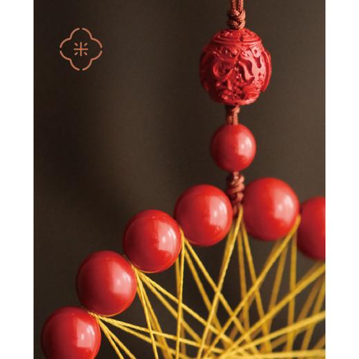 米马饰物 手工编织朱砂捕梦网 挂于窗前或床前  招财纳吉好梦相伴 商品图3