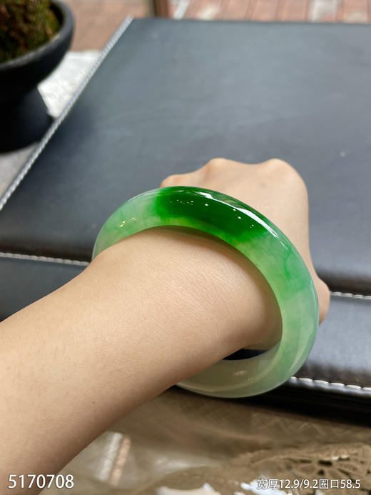 冰飘翠手镯【5170708】圈口58.5~具体价格微信咨询 商品图7