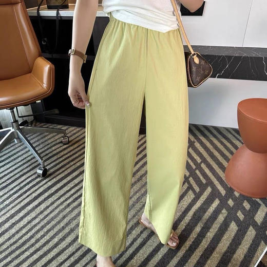YIYE 伊页 凉感哈伦裤 梨形救星 垂顺抗皱 修饰腿型 5色可选 商品图5