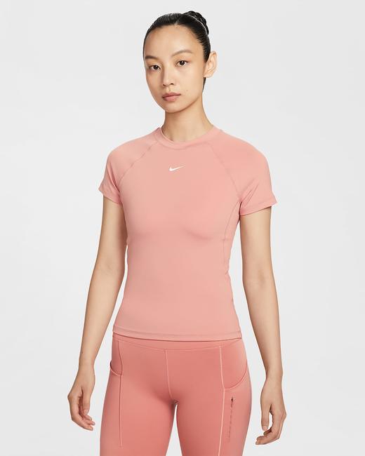 Nike 耐克Pro Dri-FIT 女子速干紧身短袖训练上衣FV7843-685 商品图0
